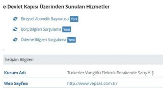 Türkerler VEPSAŞ e-Devlet’te hizmete başladı